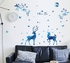 DIY Household Wall Decal Removable Stick Blue Starlight Bedroom Parlor Decorative Deer Sticker Multicolour 90x60cm