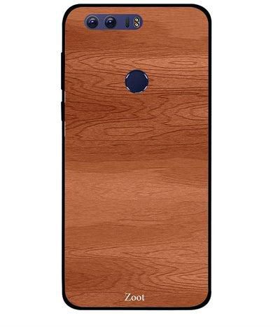 Protective Case Cover For Huawei Honor 8 Wooden Ring Pattern