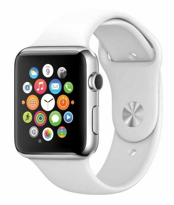 G-Tab Smart Watch Silicone Band For iOS,Android,White - W101 Hero