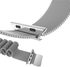 Apple Watch 38mm - Magnetic Lock Woven Stainless Steel Metal Mesh Loop Band Strap With Glass Screen Protector - Silver