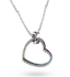 Simple Heart Necklace For Women, 925 Sterling Silver