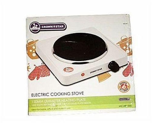Master Chef Electric Cooking Stove With Single Hot Plate- White
