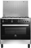 Get La Germania 9M10GRB1X4AWW Cooker, 60×90 cm, 5 Burners - Black Silver with best offers | Raneen.com