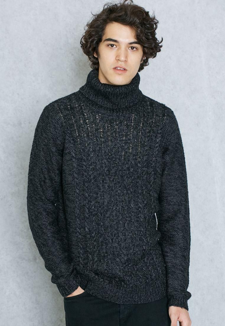 Dominic Cable Knit Sweater