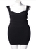 Women black Dress for Evening Party size Large Exposed back
