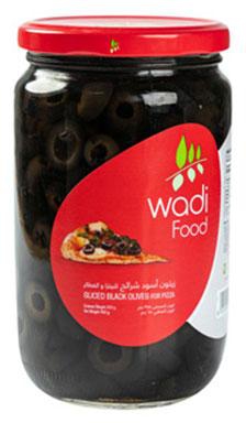 Wadi Food Sliced Black Olives - 650g