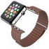 Magnetic Leather Strap with screen protector for Apple Watch 38mm Brown