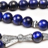 De Hari's Diamond Blue Prayer Beads For Men