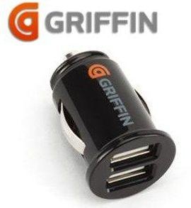 Griffin Apple iPhone 4 / 4S  iPad 3 , iPad 2 PowerJolt Dual Universal  Micro Car Charger For Two USB Devices
