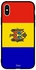 Protective Case Cover For Apple iPhone XS Max Moldova Flag