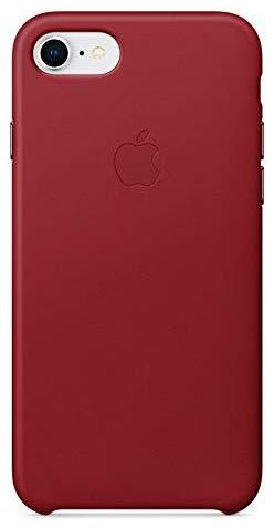 Apple iPhone 8/7 Leather Case - Red, MQHA2ZM/A