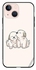 Protective Case Cover For Apple iPhone 14 Plus Cute Puppies Design Multicolour