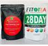 Wins Town 28 Days Detox Flat Tummy Tea + Fit Tea Slimming Tea - 28 sachets Each
