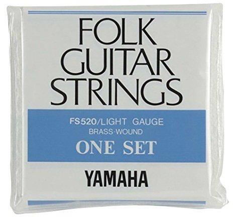Yamaha FS-520 Folk Guitar Strings Light Gauge 1 Set