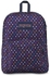 Jansport JS00T50134A Unisex SuperBreak Fashion Backpack - Polyester, Purple Spot-O-Rama