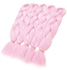 5-Piece Braid Hair Extensions Pink 12.68inch