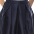 Vero Moda Dark Blue Polyester Pleated Skirt For Women