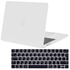 Protective Hard Shell Case UK Layout Arabic English Keypad Cover Compatible for MacBook New Pro 13-Inch Model A1706 A1708 A2159 A1989 with touch bar and Touch ID Release 2016 to 2019 White