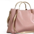 Women's Leather Shoulder And Hand Bag - Pink