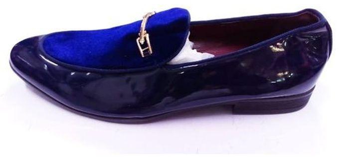 Fashion Men Loafers-Navy Blue