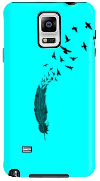 Stylizedd Samsung Galaxy Note 4 Premium Dual Layer Tough Case Cover Matte Finish - Birds of a feather