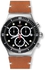 Swatch YVS424 Leather Watch - Light Brown