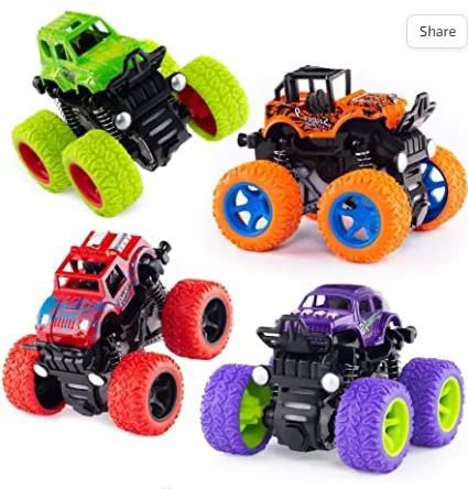 Wheel Drive Monster Truck Toy Car