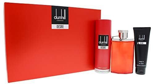 Dunhill Desire Red for Men Eau de Toilette 100ml+90ml Sg+195ml Body Spray Set