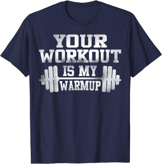 Your Work Out Navy Blue T-shirt