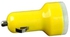 Malybiz Solutions Car Universal USB Charger – Yellow