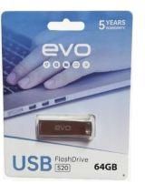 Evo S20 USB Flash Drive, 64GB - Silver
