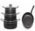 Master Chef Crown Star 7pcs Non Stick Aluminium Cooking Pots