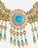 ZISKA Turquoise Stones Necklace - Gold