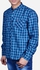 Men's Club Checkered Shirt - Blue