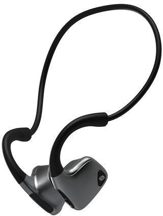 سماعات رأس R9 بون لاسلكية توضع على الأذن وتدعم البلوتوث ومزودة بميكروفون أسود/ رمادي