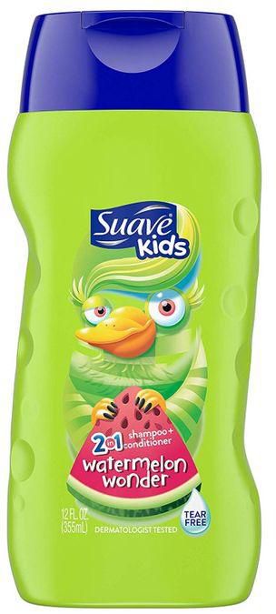Suave 2 In 1 Kids Shampoo And Conditioner - Watermelon Wonder - 355 Ml