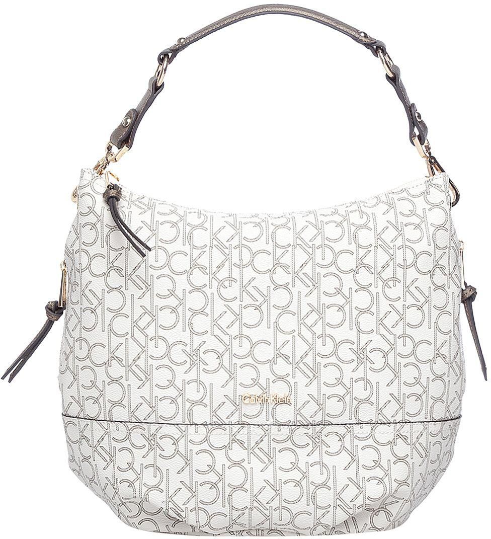 Calvin Klein H3DCJ247 Hudson Monogram Satchel Bag for Women - White price  from souq in Saudi Arabia - Yaoota!