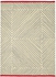 UNDERVISNING Rug, low pile - off-white black/handmade 170x240 cm