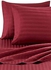 5-Piece Hotel Style Red Striped Comforter Set 120x200cm