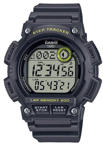 Casio WS-2100H-8A Step Tracker Dual Time Digital Stopwatch Men's Watch
