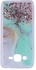 SAMSUNG GALAXY GRAND PRIME G530 - Marble Prints With Glitter Silicone Cover