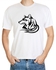 Hanso White Round Neck T-Shirt For Unisex