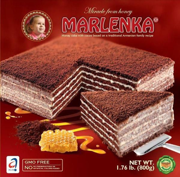 Marlenka Honey Cake With Cocoa 800g price from danube in Saudi Arabia ...