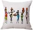 Generic Home Decoration, Beautiful African Women Ethnic style Art images Linen Throw Pillows Pillow Cover Car Cushion Sofa Pillow woman 6