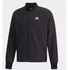 Adidas White Logo Wind Breaker Jackets | Black