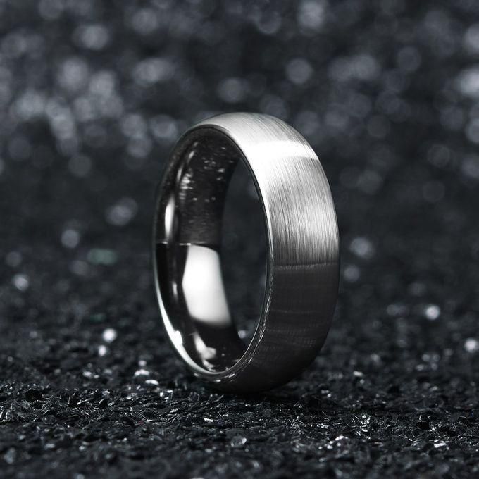 Classic Matt Tungsten Carbide Ring