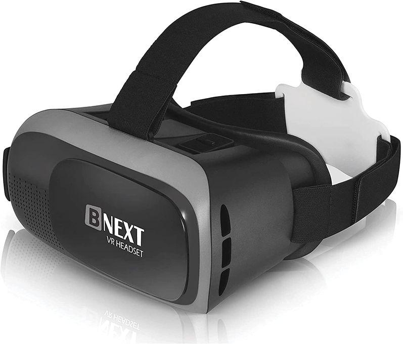 Bnext 3D VR Headset For IPhone & Android Mobile Viewing & Gaming - Grey