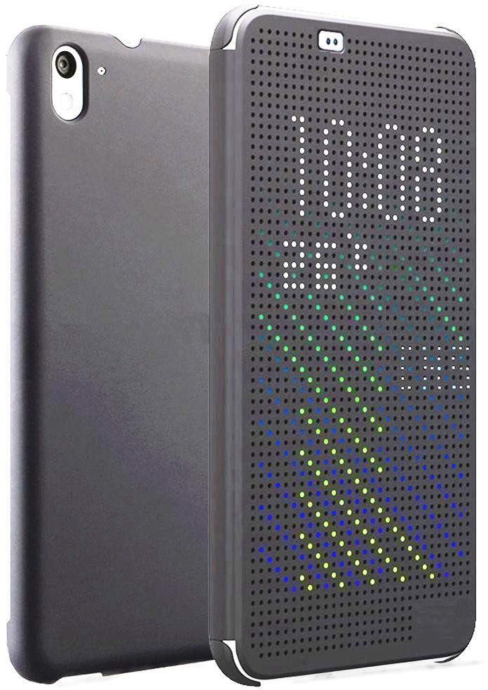 Dot View Flip Case for HTC Desire 826 - Grey
