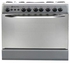 White Point WPGC 8060 SXT - Stainless Steel Gas Cooker With Grill - 5 Burners