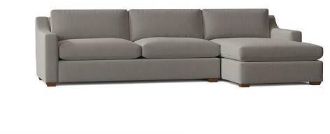 L Shape Sofa, 85CM, Grey - TA10